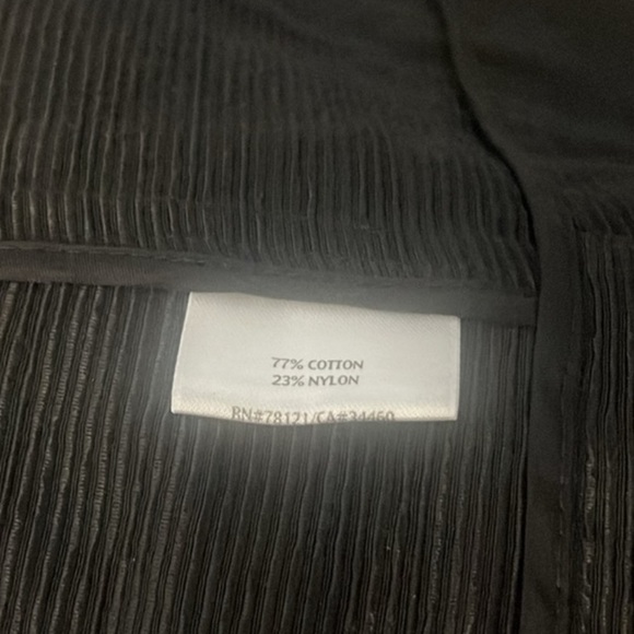 Eileen Fisher Blazer Jacket Open Front Ottoman Black Medium - Picture 7 of 9